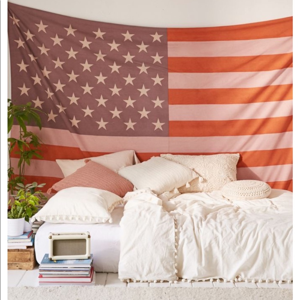 Urban Outfitters American Flag tapestry